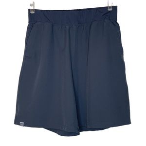 IAB MFG Men’s Athletic Shorts Elastic Waist Pockets Gray Sz.36